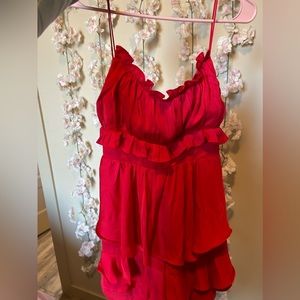 Saints and Secrets Red Romper